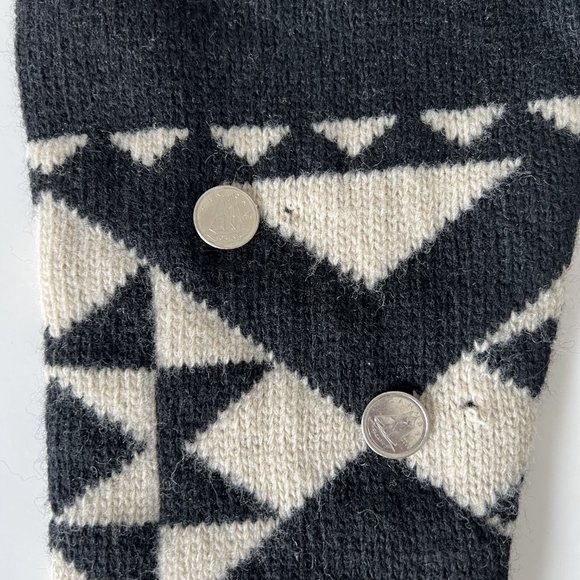 Vintage 90s "The Bay" 100% Lambswool OVERSIZED Nordic Tribal Heritage Sweater-M - Picture 16 of 16